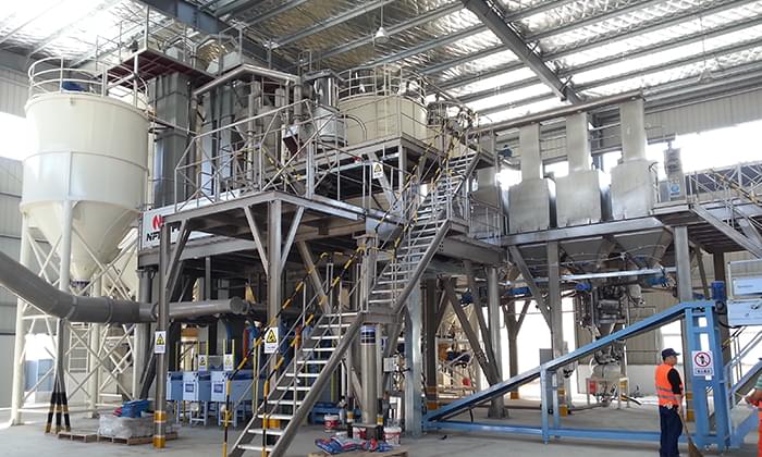 Workshop-type Dry Mortar Mixing Plant