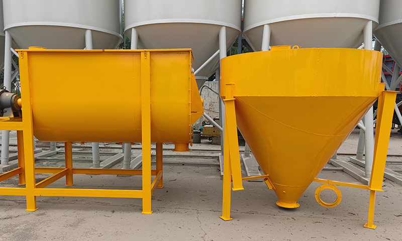 A photo of the Introduction of the Dry Mortar Mixer