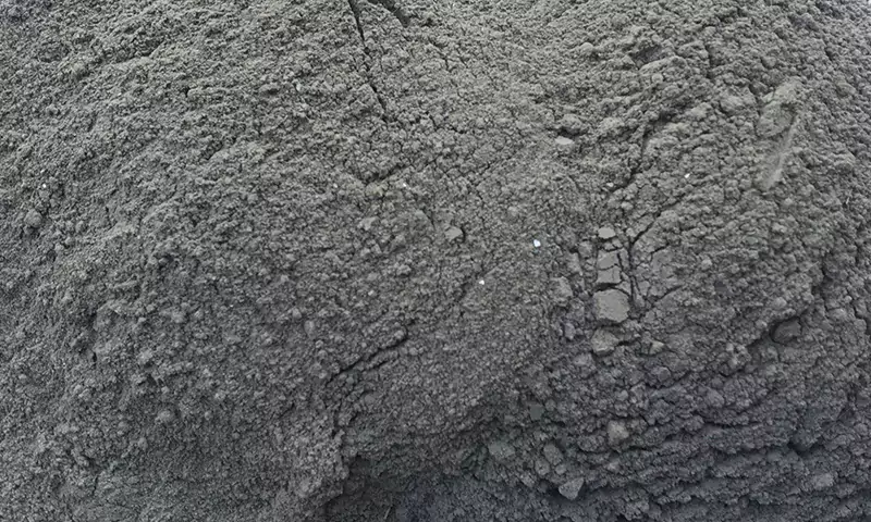 a photo of dried mortar