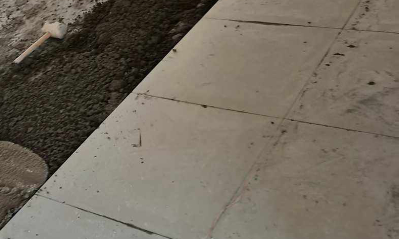 a photo of Dry Mortar Application in Tile Installation