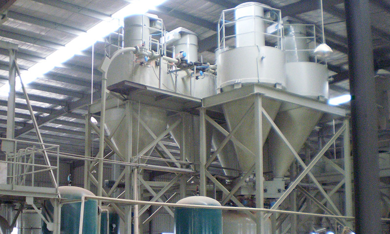 a photo of the Mortar production line